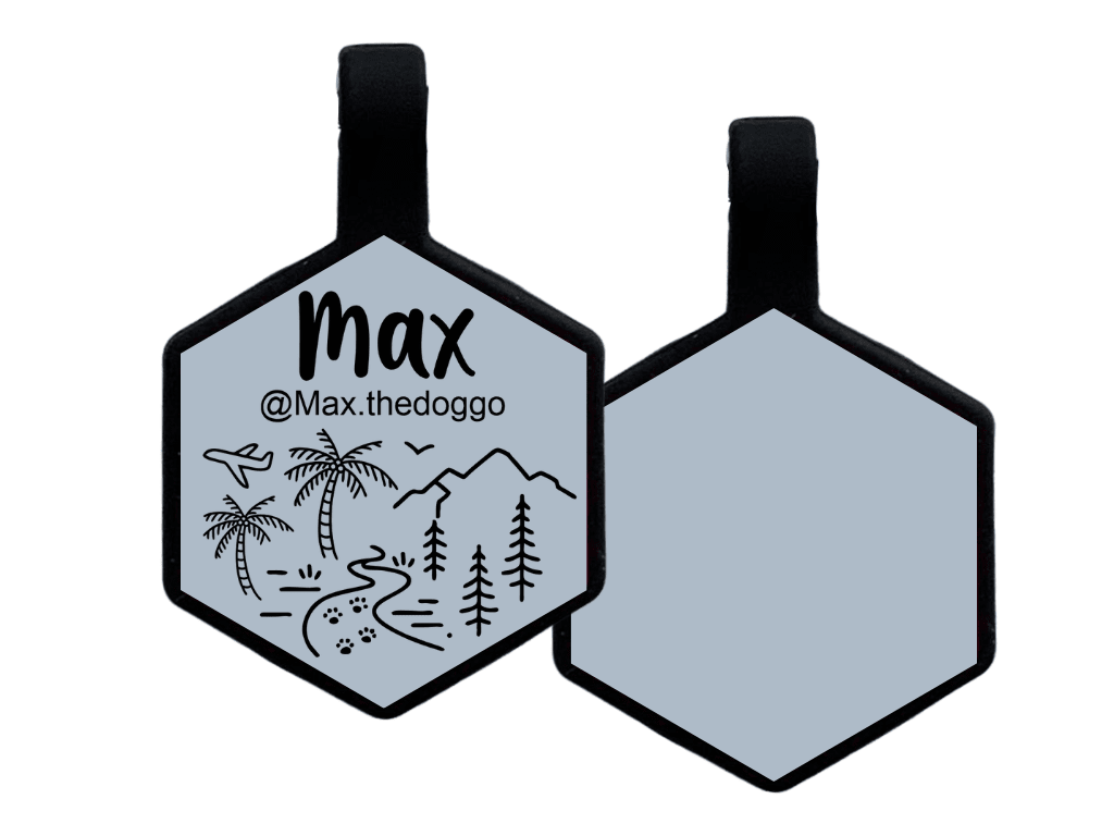 PLACA DE IDENTIFICACIÓN HEXÁGONO - VIVAN LOS VIAJES6