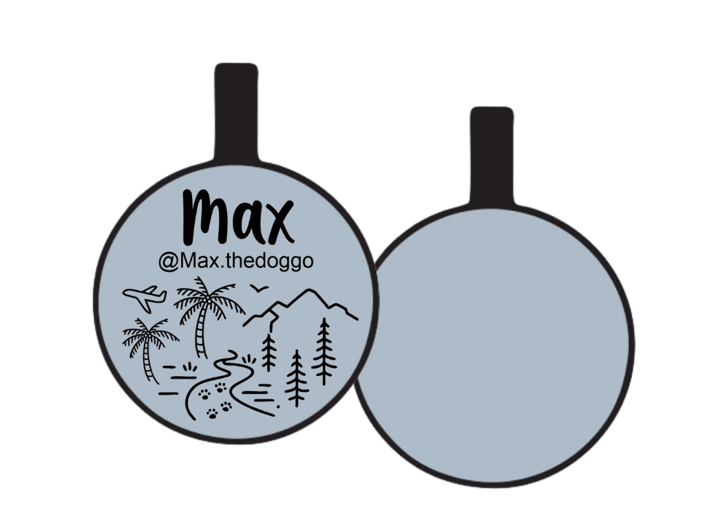 PLACA DE IDENTIFICACIÓN CIRCULO - VIVAN LOS VIAJES6