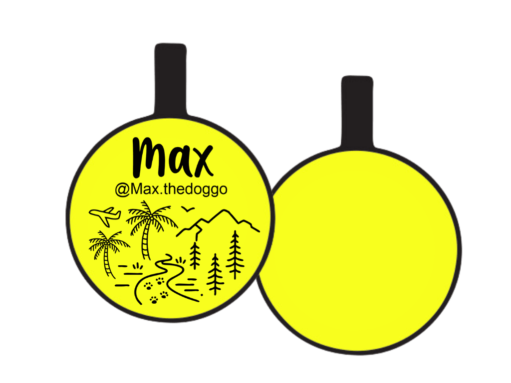 PLACA DE IDENTIFICACIÓN CIRCULO - VIVAN LOS VIAJES7