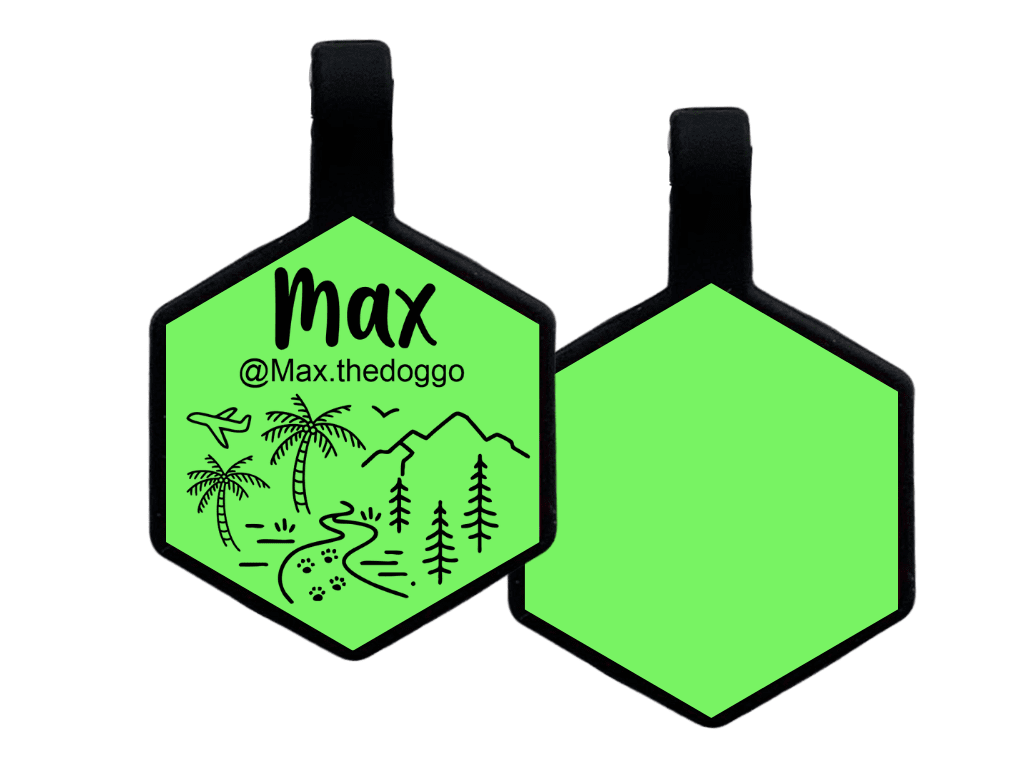 PLACA DE IDENTIFICACIÓN HEXÁGONO - VIVAN LOS VIAJES8