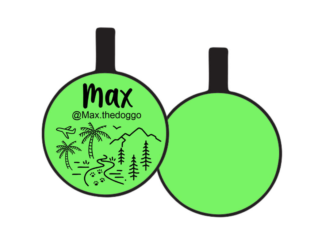 PLACA DE IDENTIFICACIÓN CIRCULO - VIVAN LOS VIAJES8