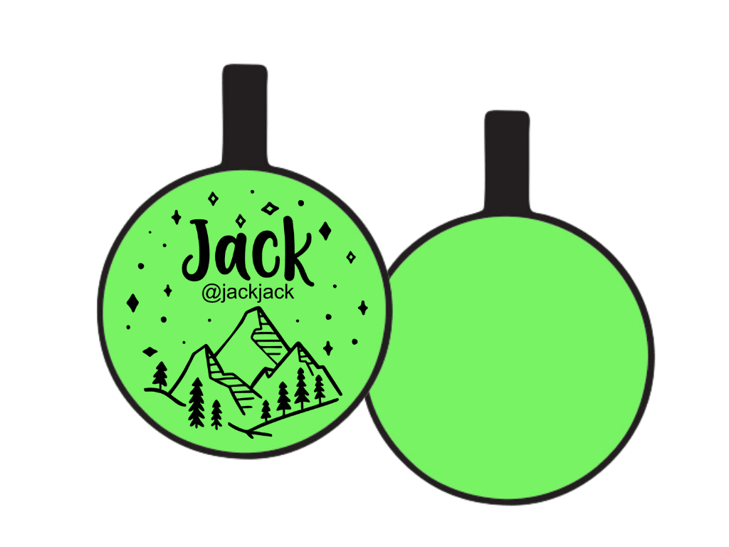 PLACA DE IDENTIFICACIÓN CIRCULO - MONTAÑAS7