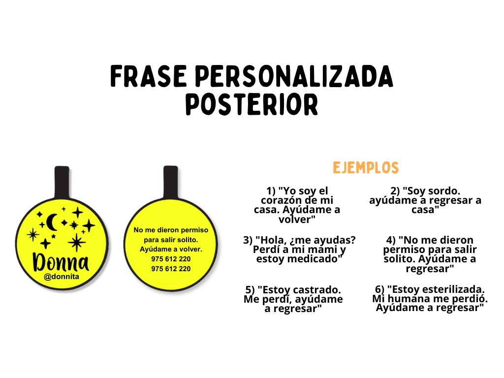 PLACA DE IDENTIFICACIÓN CIRCULO - BABY MINIE3