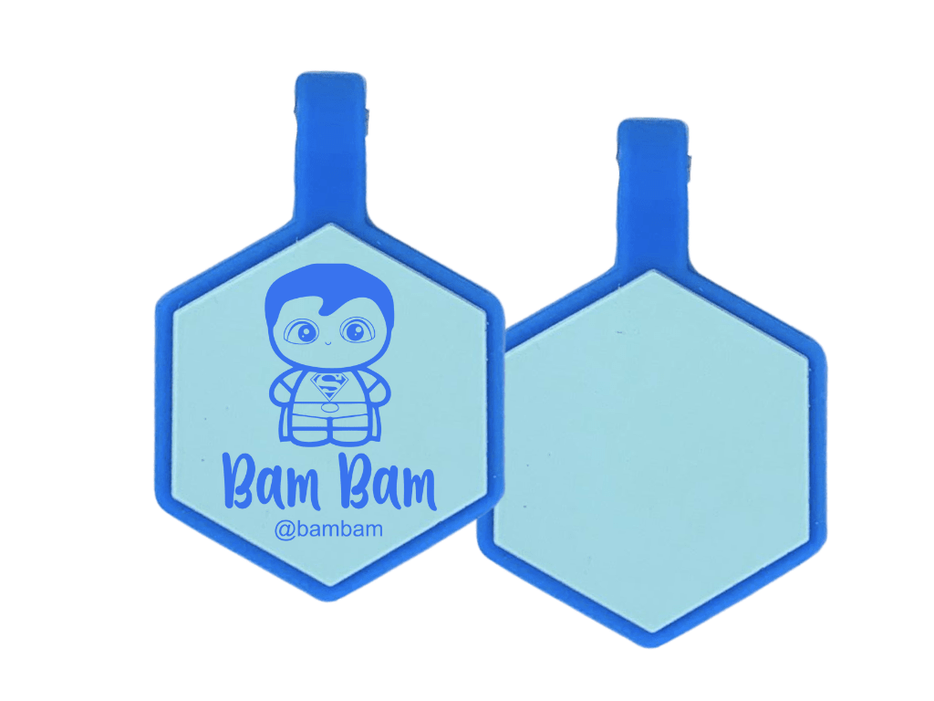 PLACA DE IDENTIFICACIÓN HEXÁGONO - SUPERMAN13