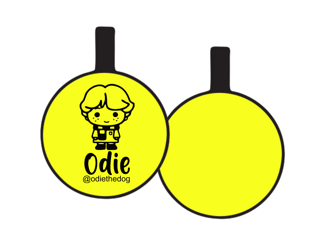 PLACA DE IDENTIFICACIÓN CIRCULO - RON WESLEY6