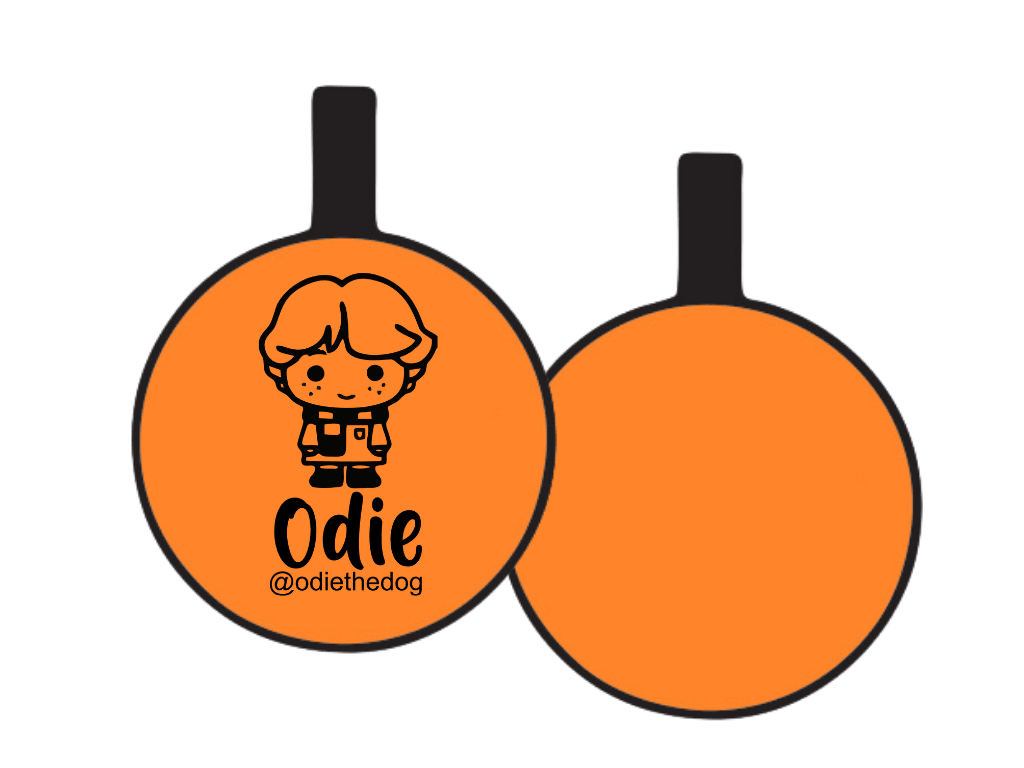 PLACA DE IDENTIFICACIÓN CIRCULO - RON WESLEY9