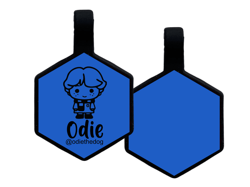 PLACA DE IDENTIFICACIÓN HEXÁGONO - RON WESLEY10
