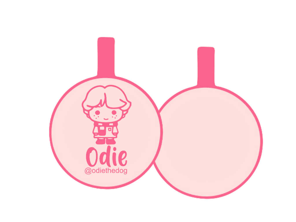 PLACA DE IDENTIFICACIÓN CIRCULO - RON WESLEY14