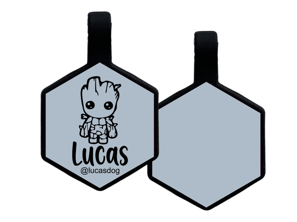 PLACA DE IDENTIFICACIÓN HEXÁGONO - GROOT6