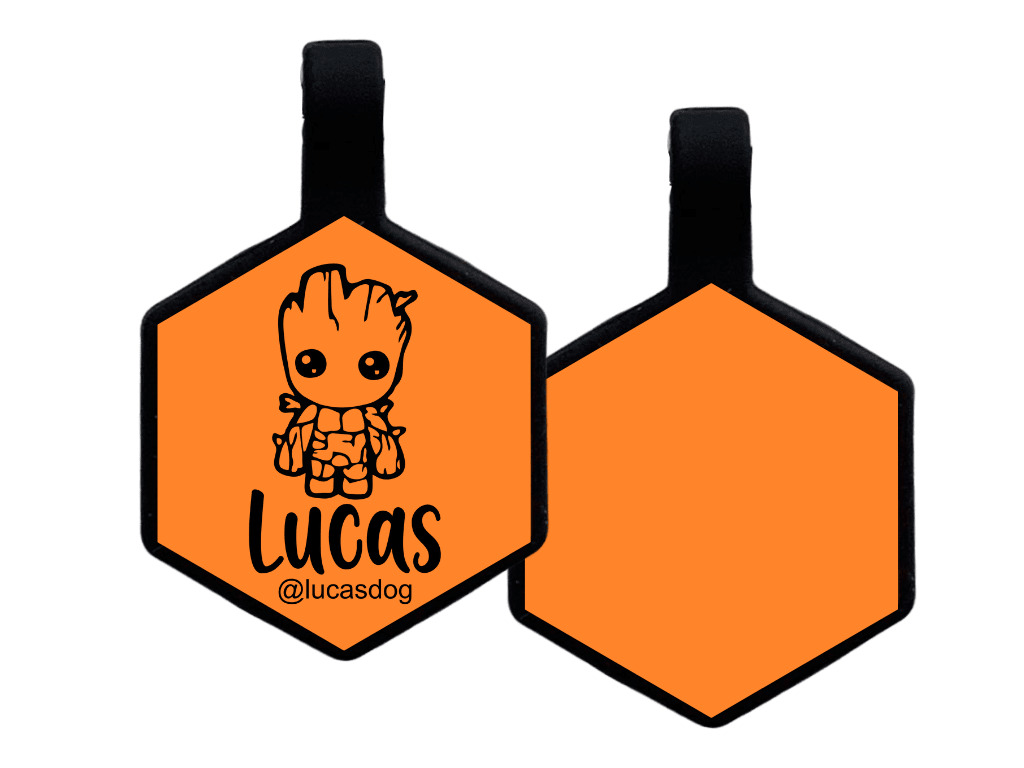 PLACA DE IDENTIFICACIÓN HEXÁGONO - GROOT9