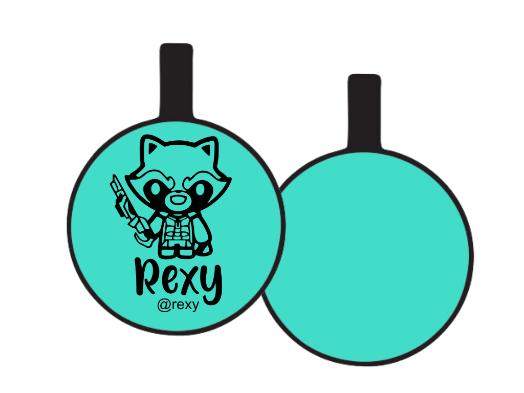 PLACA DE IDENTIFICACIÓN CIRCULO - ROCKET4