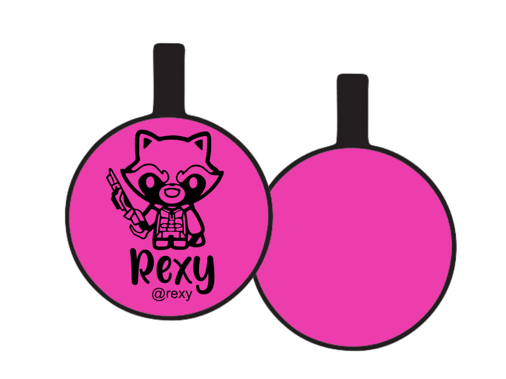 PLACA DE IDENTIFICACIÓN CIRCULO - ROCKET5