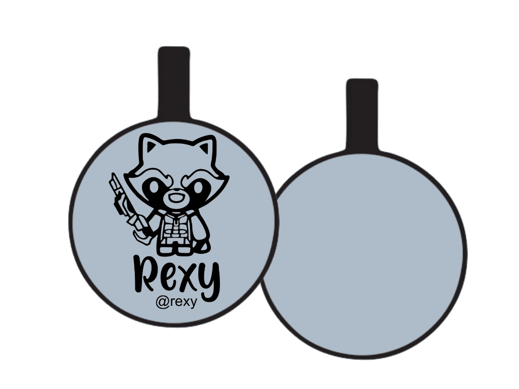 PLACA DE IDENTIFICACIÓN CIRCULO - ROCKET6