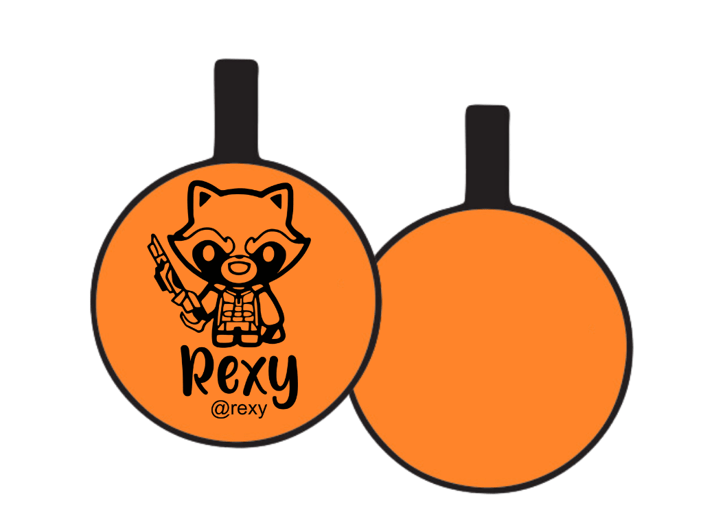 PLACA DE IDENTIFICACIÓN CIRCULO - ROCKET9