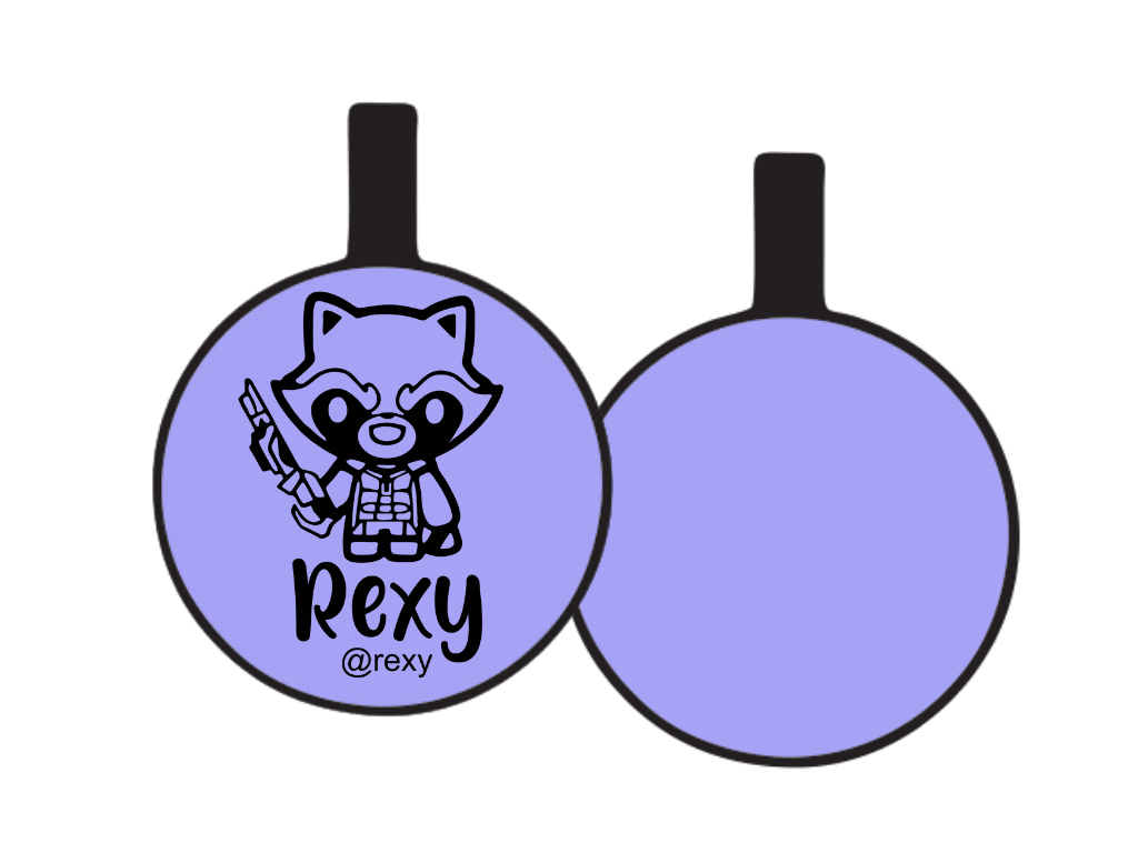 PLACA DE IDENTIFICACIÓN CIRCULO - ROCKET12