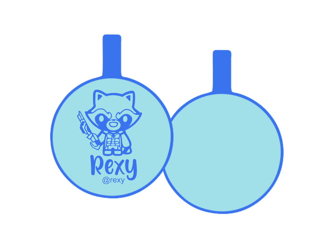 PLACA DE IDENTIFICACIÓN CIRCULO - ROCKET13