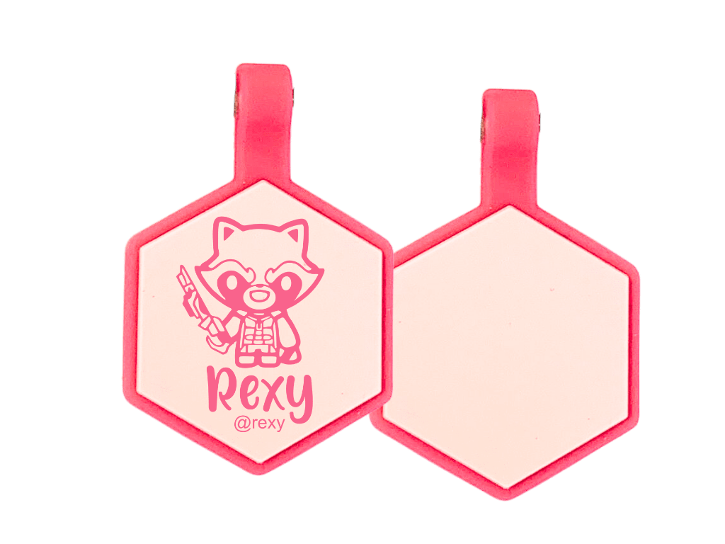 PLACA DE IDENTIFICACIÓN HEXÁGONO - ROCKET14