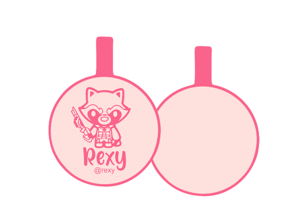 PLACA DE IDENTIFICACIÓN CIRCULO - ROCKET14