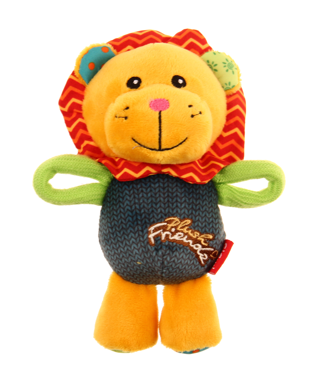GIGWI LION PLUSH FRIENDZ WITH SQUEAKER2