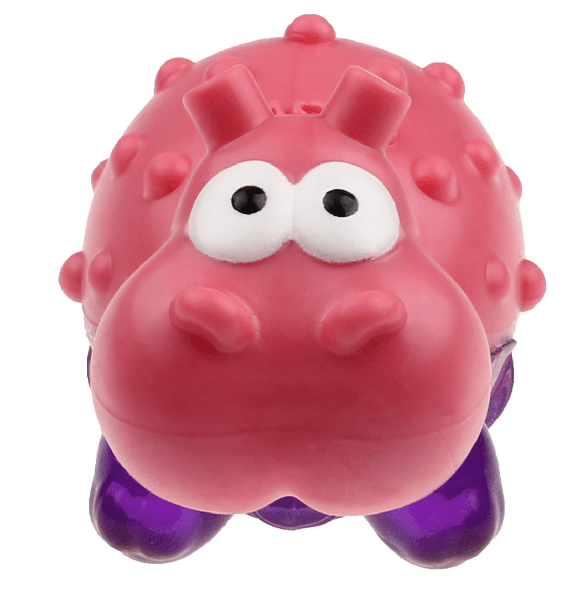 GIGWI SUPPA PUPPA HIPOPÓTAMO - MORDEDOR (ROSADO/MORADO)3