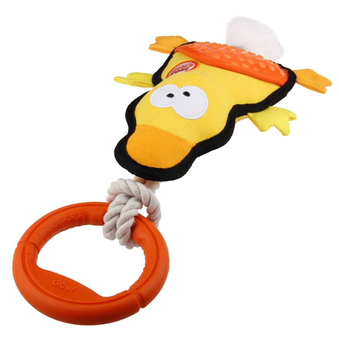 IRON GRIP PATO - Juguete jalador con mango de TPR5