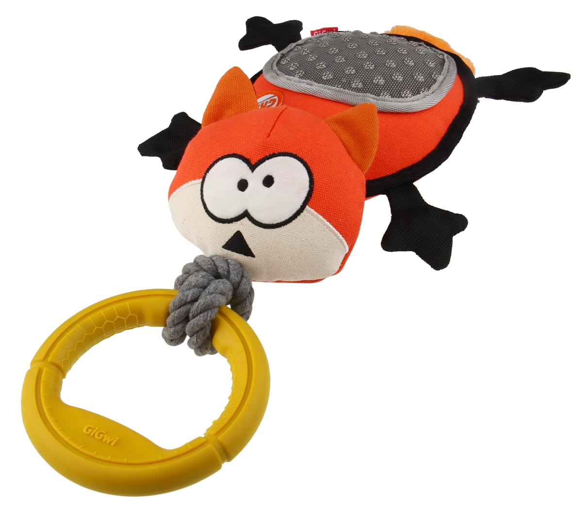 IRON GRIP ZORRO - Juguete jalador con mango de TPR4