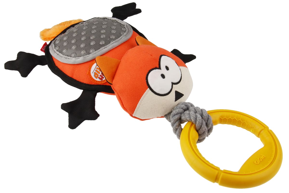 IRON GRIP ZORRO - Juguete jalador con mango de TPR5