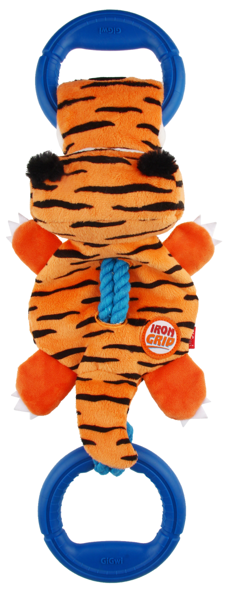IRON GRIP TIGRE - Juguete jalador con 2 magos de TPR2