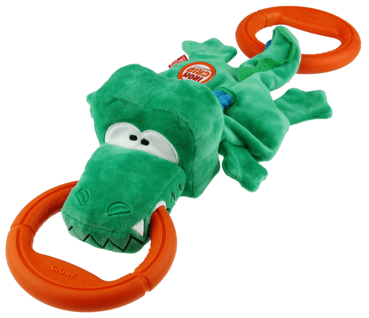 IRON GRIP COCODRILO - Juguete jalador con 2 magos de TPR5