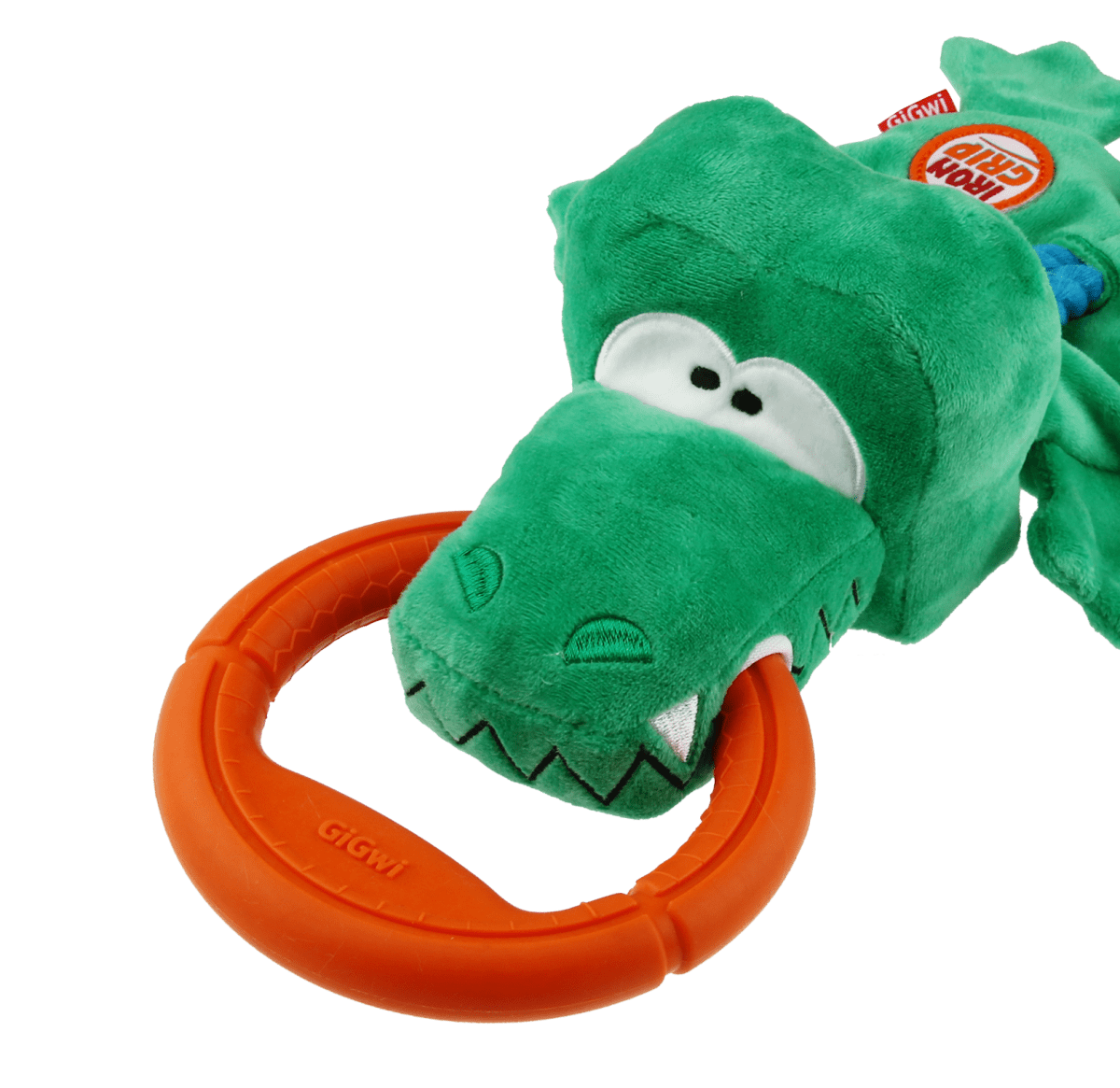 IRON GRIP COCODRILO - Juguete jalador con 2 magos de TPR7