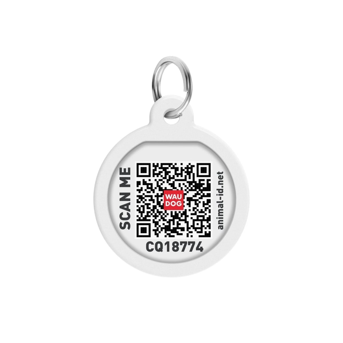 WAUDOG PLACA IDENTIFICACION SMART ID - MARSHMALLOW - APP GRATIS2