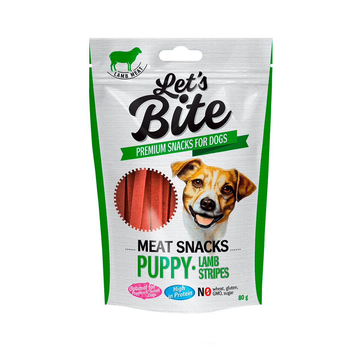Brit Lets Bite Puppy Lamb Stripes 80 gr2