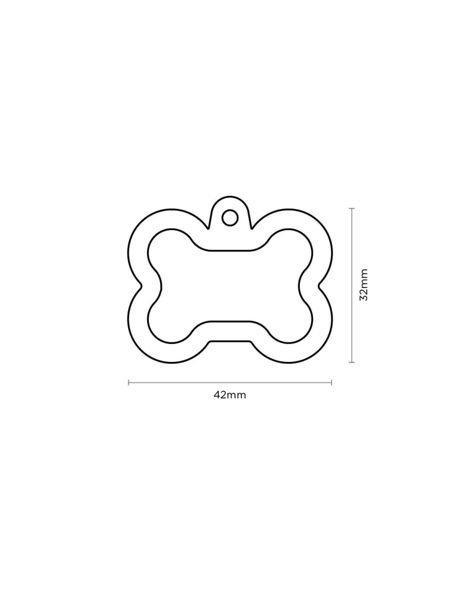 MY FAMILY PLACA HUESITO ALUMINIO NEGRO MATE CON PROTECTOR DE GOMA3