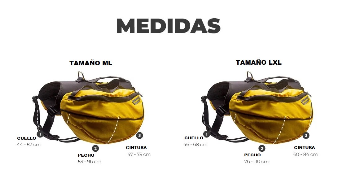 CACHORREIROS MOCHILA TRAIL AMARILLA3