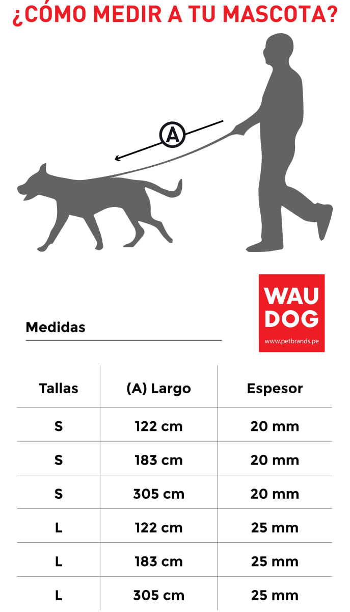 WAUDOG CORREA WATERPROOF ROJO4