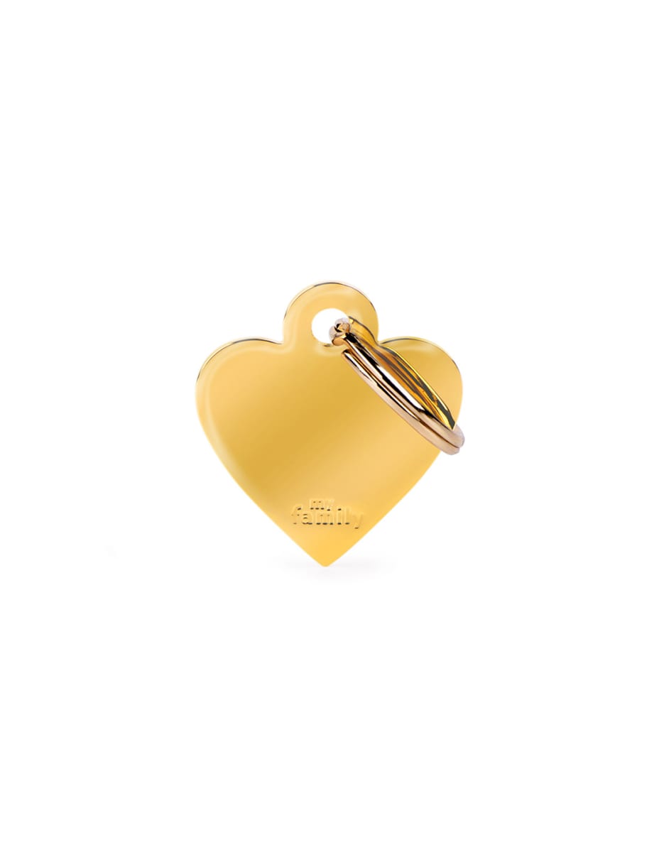 MY FAMILY PLACA CORAZON DORADO2