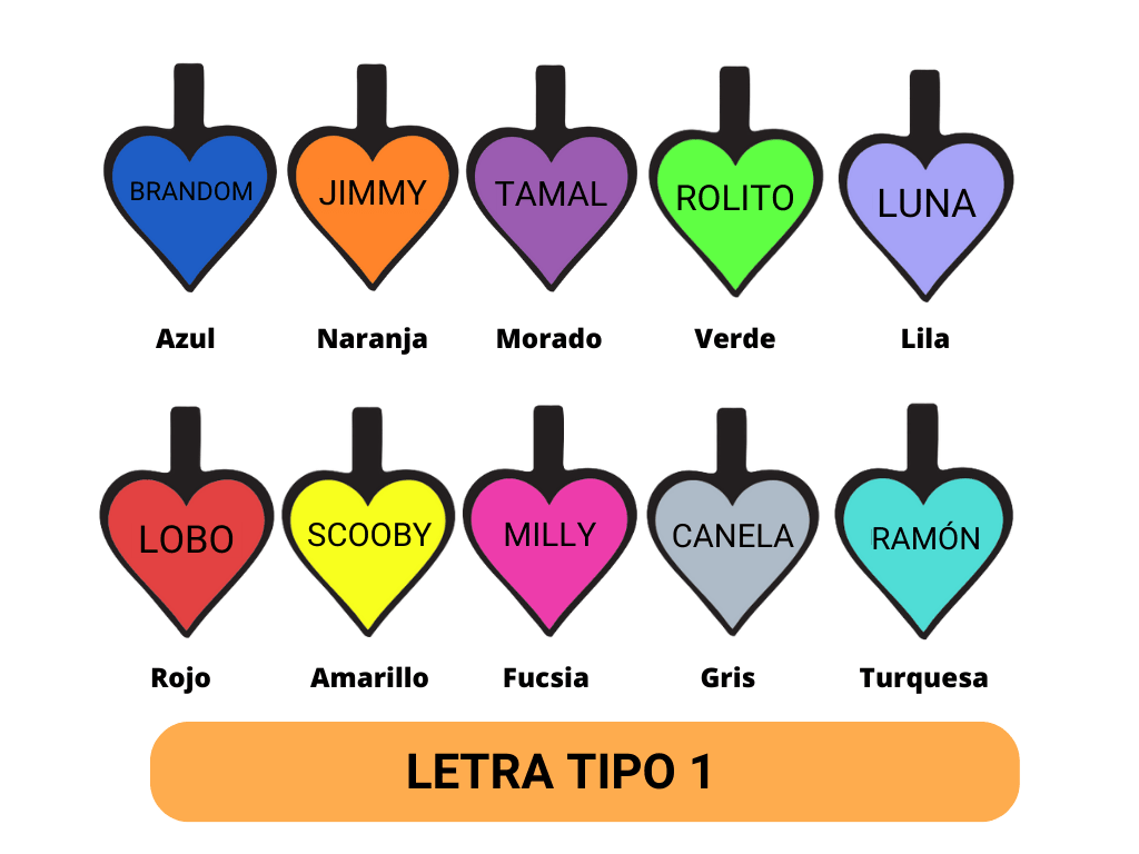 PLACA DE IDENTIFICACIÓN CORAZÓN - LILA2