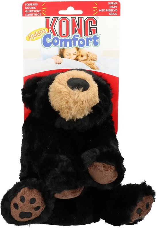 KONG COMFORT OSO PELUCHE NEGRO KIDDOS1