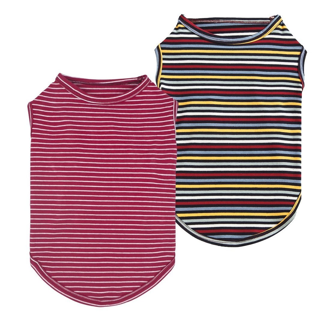 FITWARM POLO ROJO A RAYAS PACK X 2 MEDIUM6