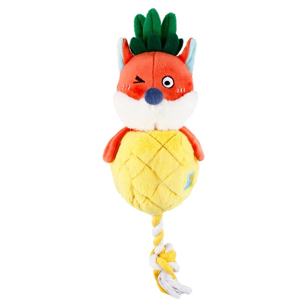 GIGWI PULL ME OUT ZORRO PIÑA - JUGUETE 3 EN 12