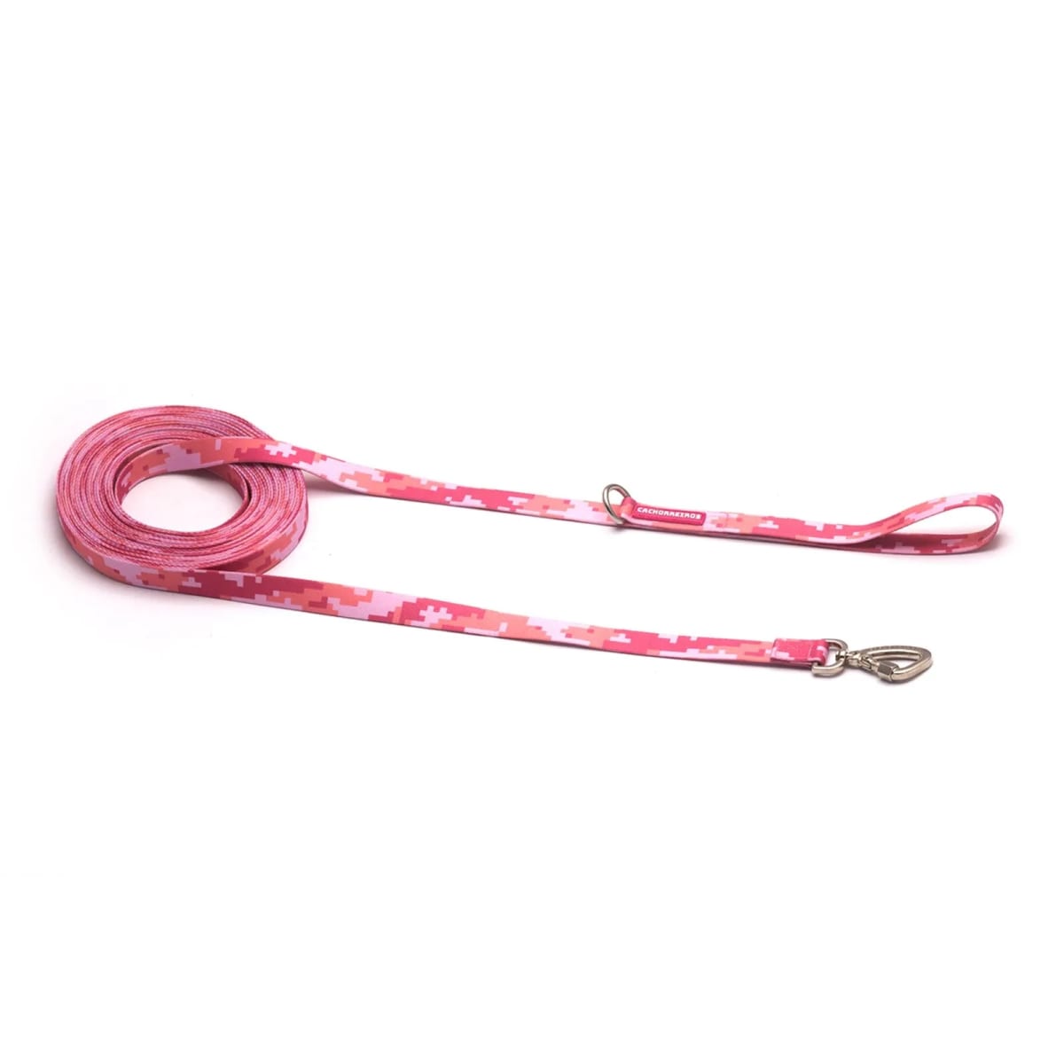 CACHORREIROS CORREA EXTRA LARGA CAMUFLADA ROSADA1