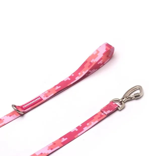 CACHORREIROS CORREA EXTRA LARGA CAMUFLADA ROSADA2