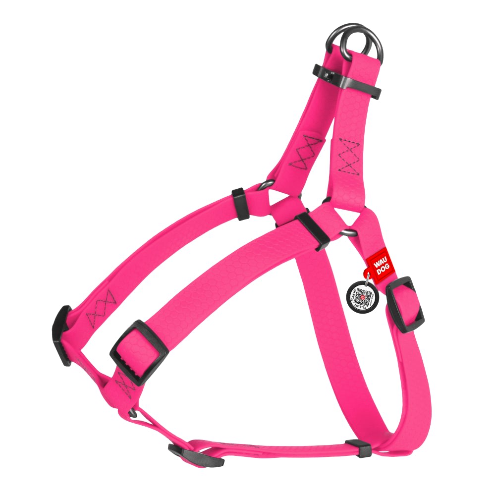 WAUDOG ARNES WATERPROOF ROSADO - HEBILLA FASTEX METAL - PLACA QR1