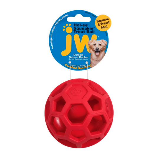 JW HOL-EE SQUEAKIN TREAT BALL1