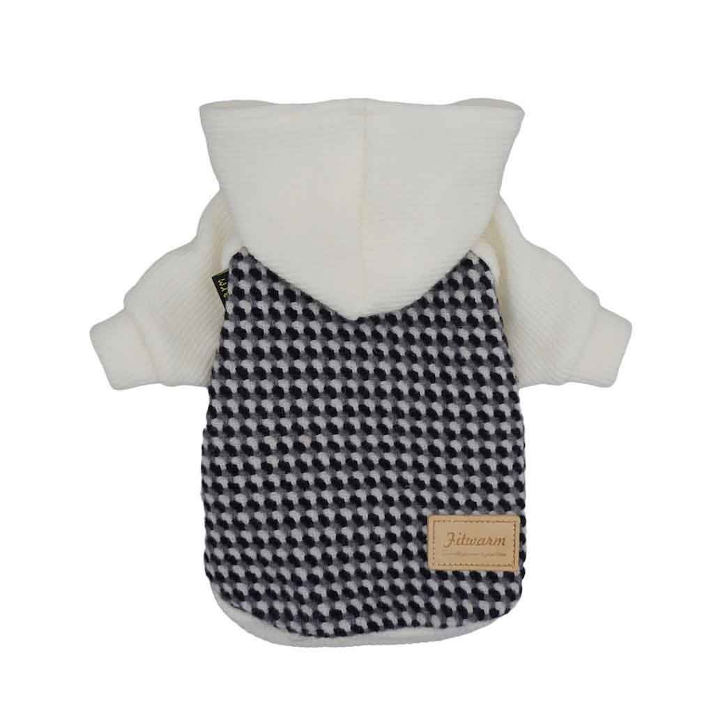 FITWARM SUDADERA DE PUNTO CON CAPUCHA BLANCA2