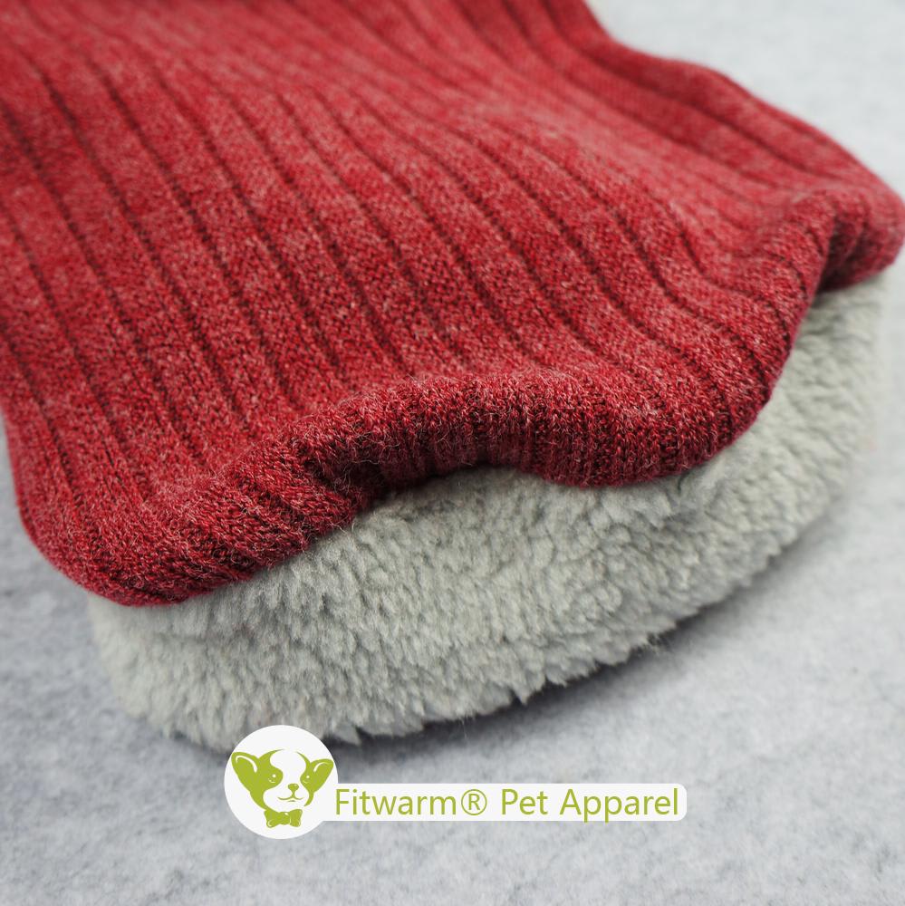 FITWARM SUDADERA ROJA A RAYAS CON CAPUCHA5
