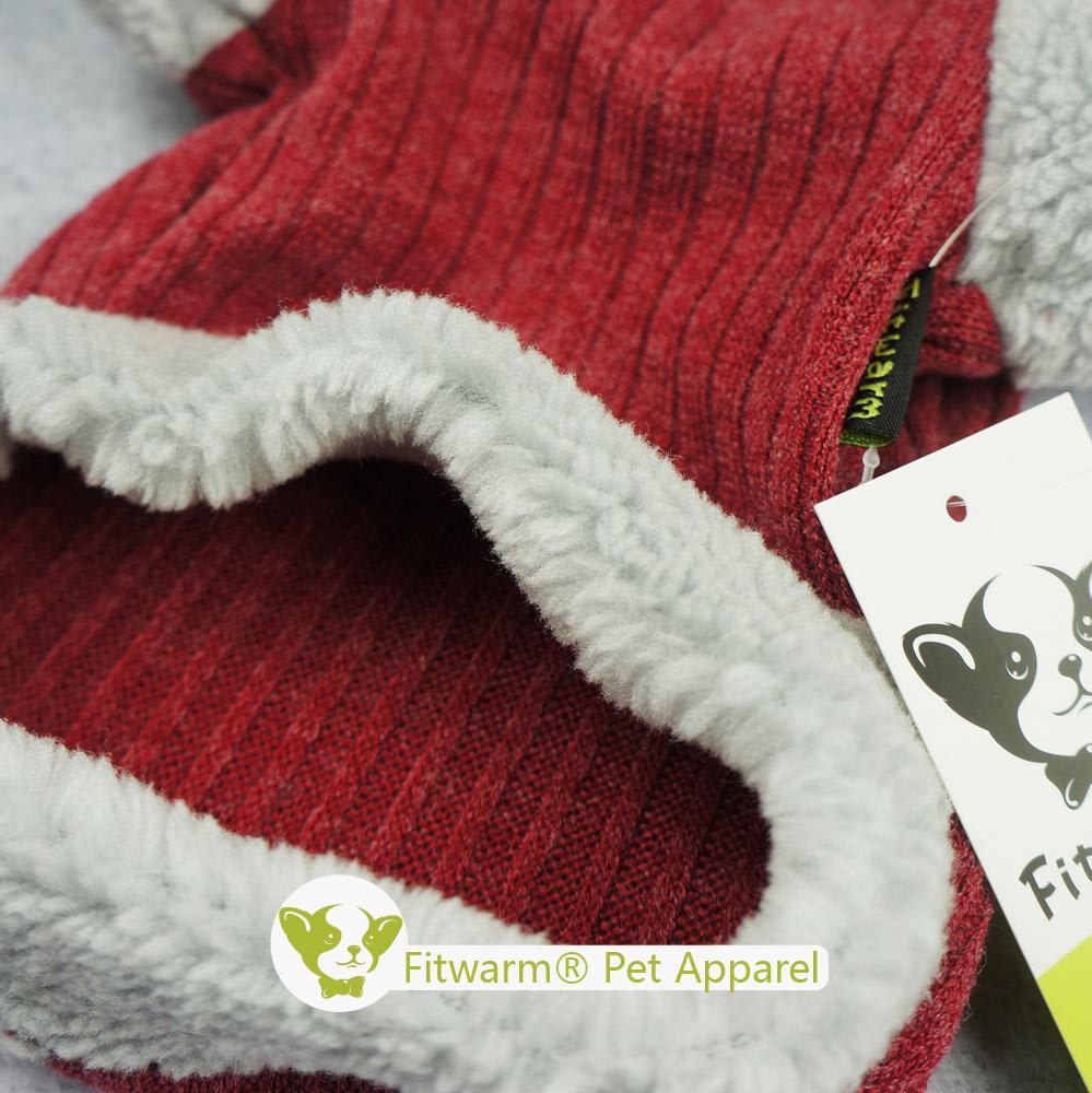 FITWARM SUDADERA ROJA A RAYAS CON CAPUCHA4