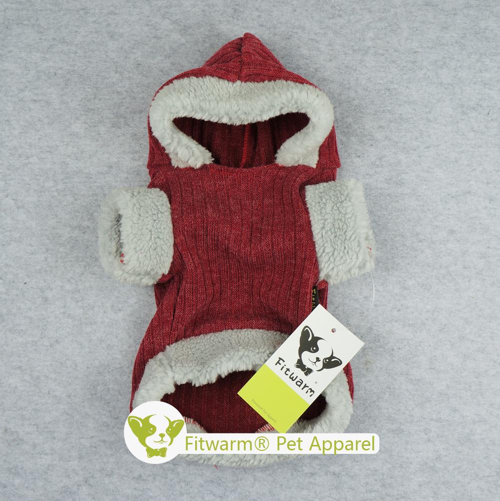 FITWARM SUDADERA ROJA A RAYAS CON CAPUCHA6