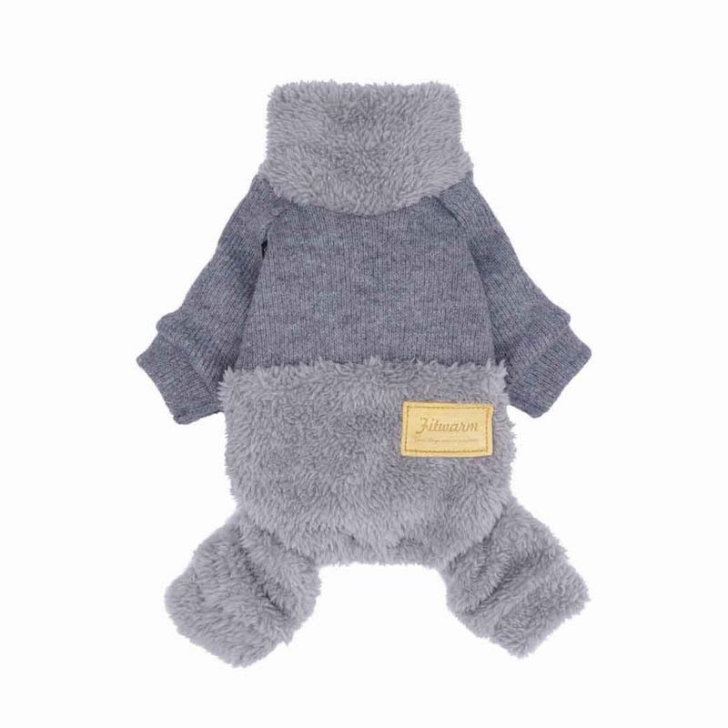 FITWARM ABRIGO FUZZY GRIS CUELLO TORTUGA1