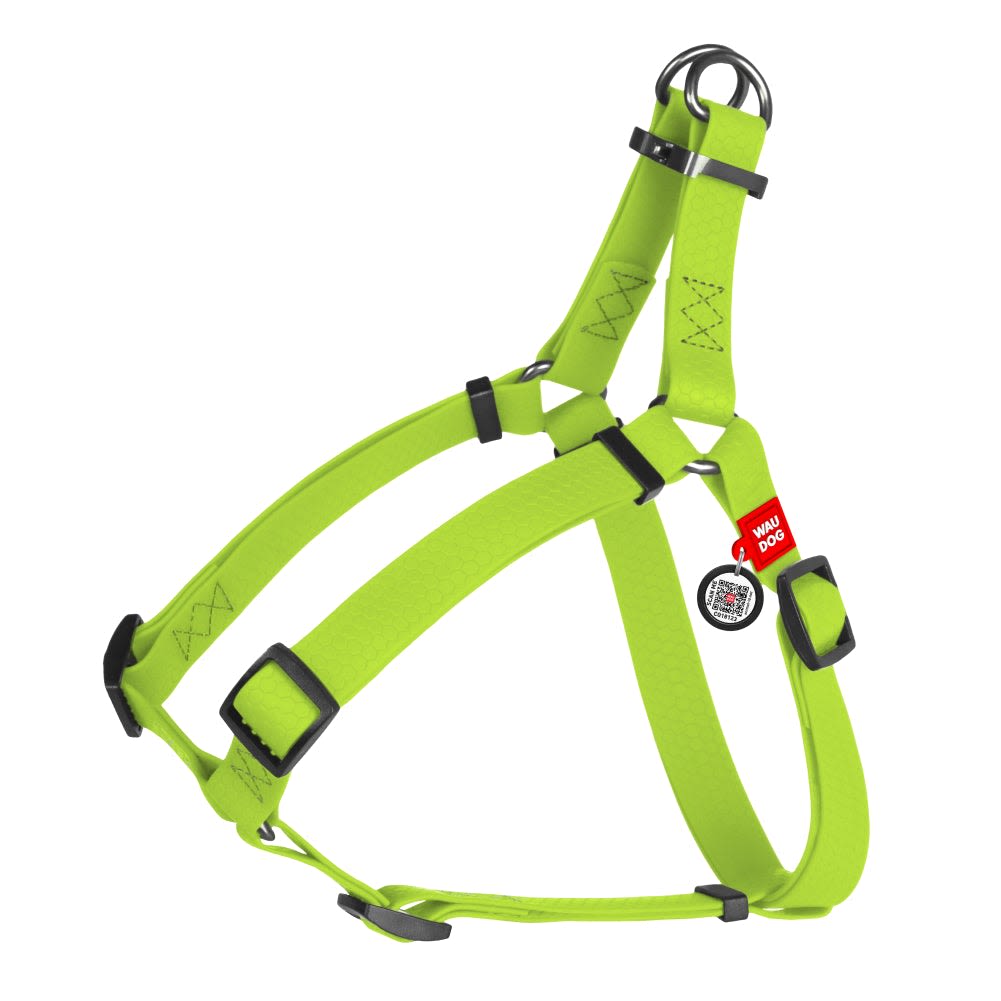 WAUDOG ARNES WATERPROOF VERDE - HEBILLA FASTEX METAL - PLACA QR1